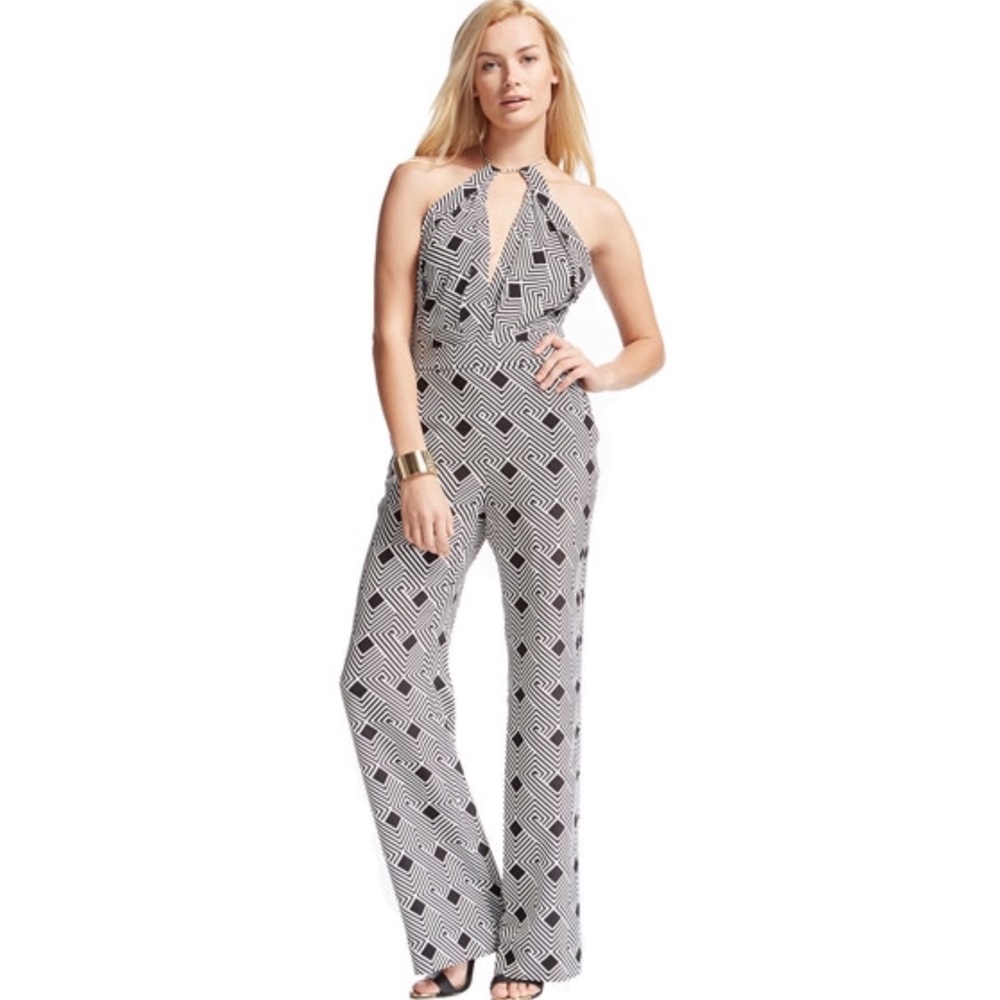Diane von Furstenberg Ireland Geometric Jumpsuit